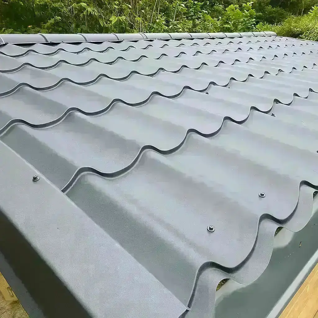 Toles de toiture en acier – Imitation tuile – 1,50 m x 1,16 m Tole-imitation-tuile.fr