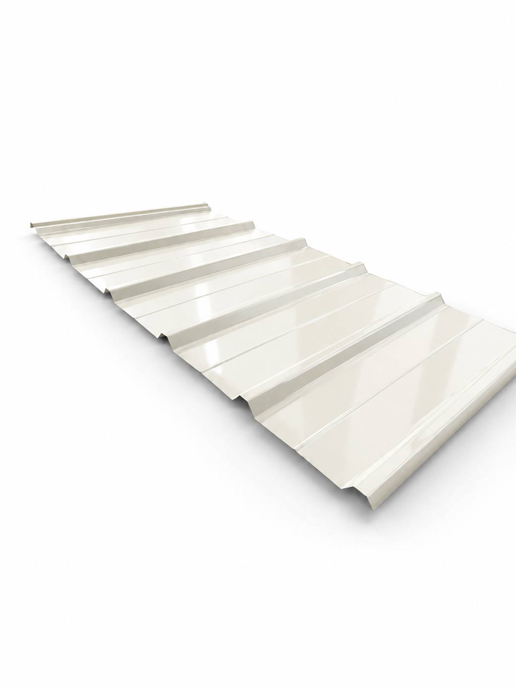 bac acier couverture blanc cassé