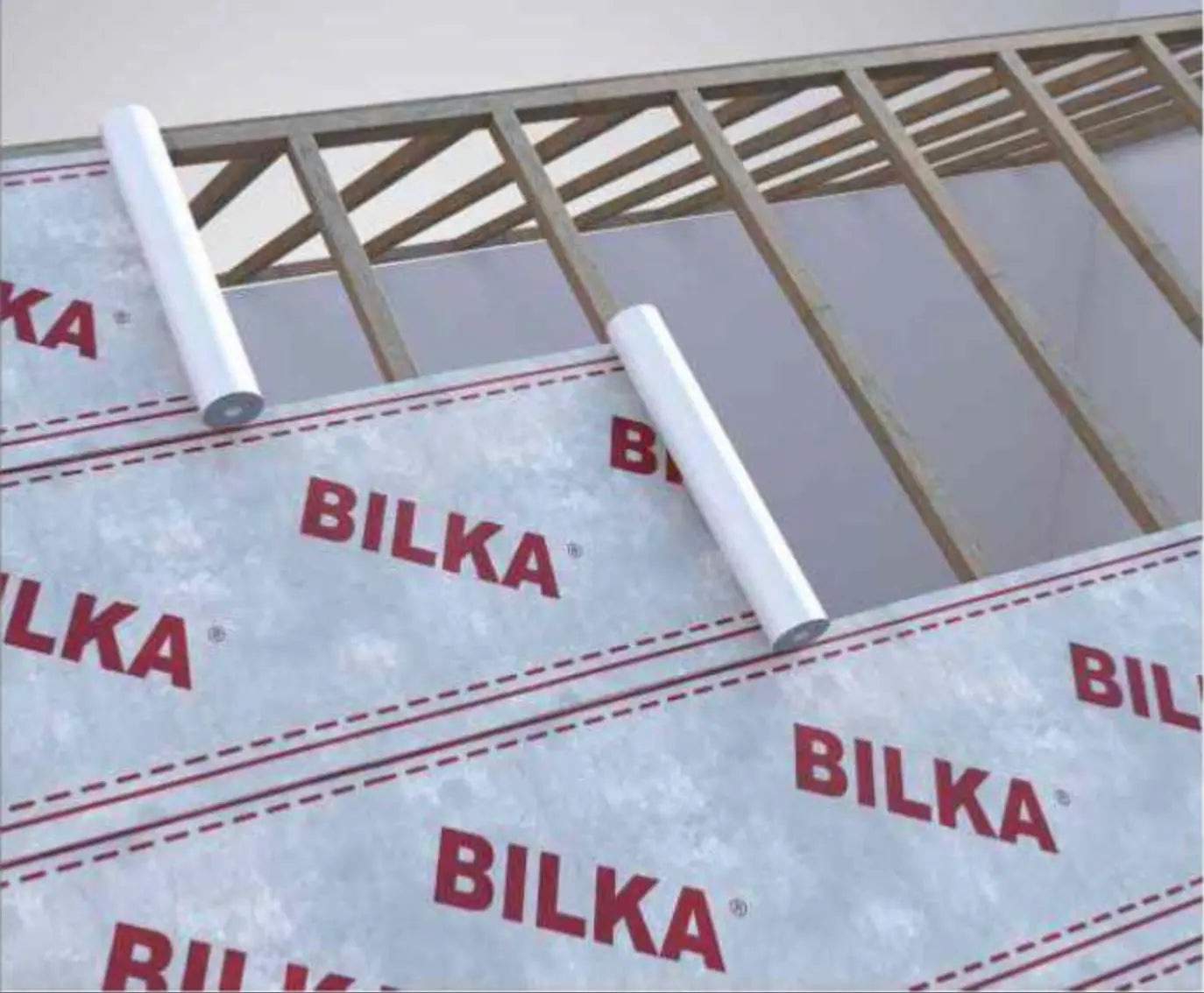 Ecran sous toiture Pro Bilka - pare pluie HPV : haute perméabilité à la vapeur d’eau -résistance aux UV- 75 m² - rouleau 1.5 x 50 ml Tole-imitation-tuile.fr