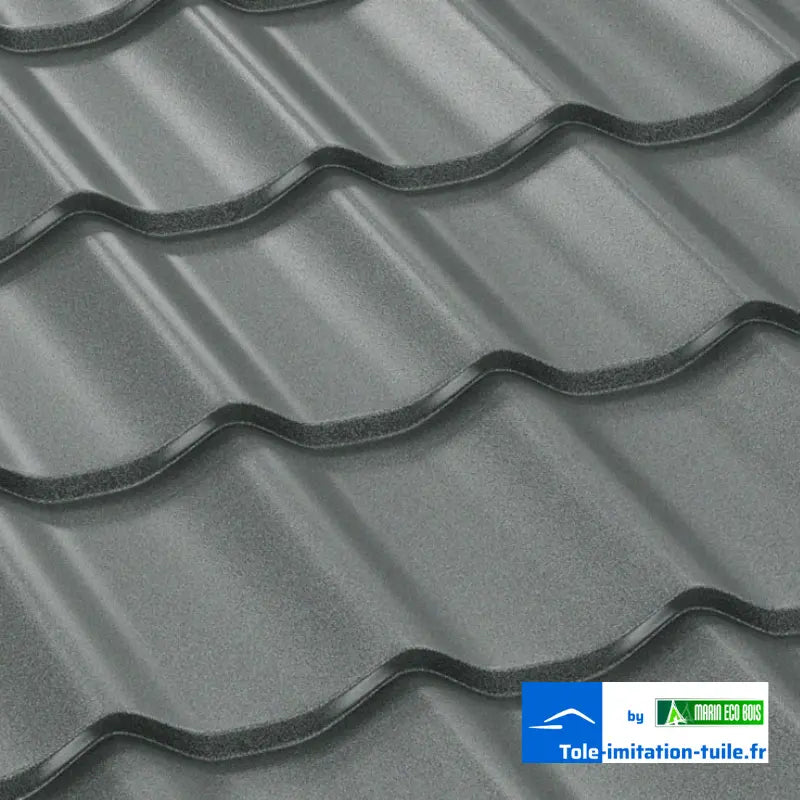 Toles de toiture en acier – Imitation tuile – 1m50 m x 1,16 m Tole-imitation-tuile.fr