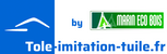 logo tole imitation tuile by meb