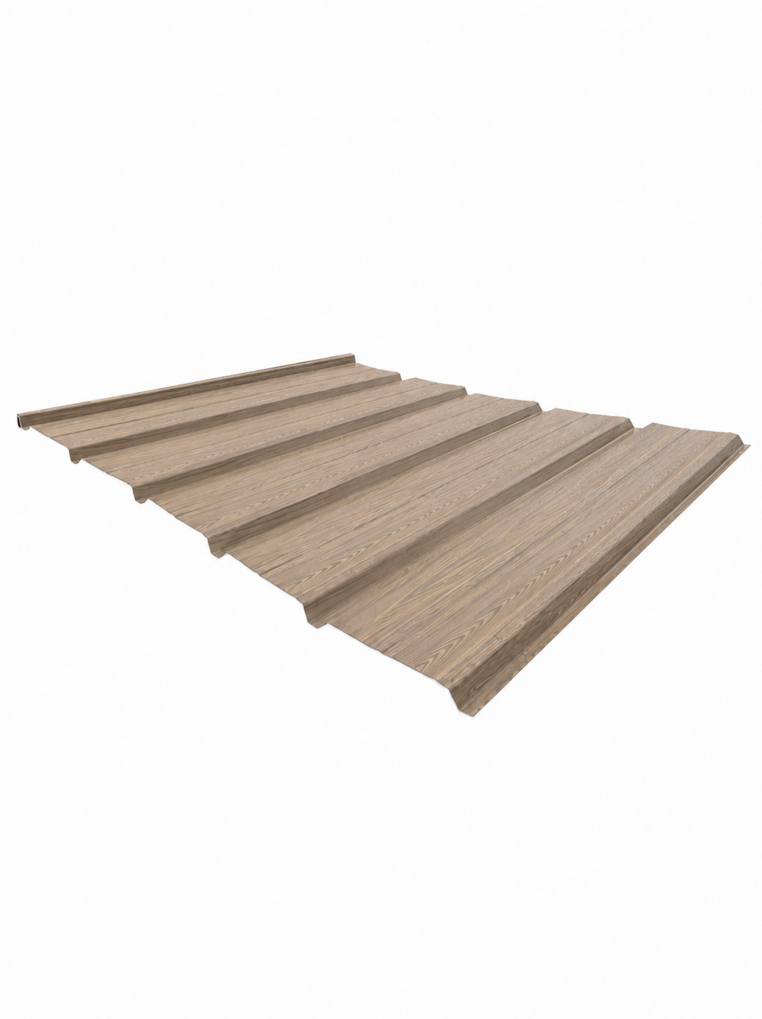 Tôle de couverture trapézoïdale sur mesure 0,45 mm – brillant bardage Tole-imitation-tuile.fr
