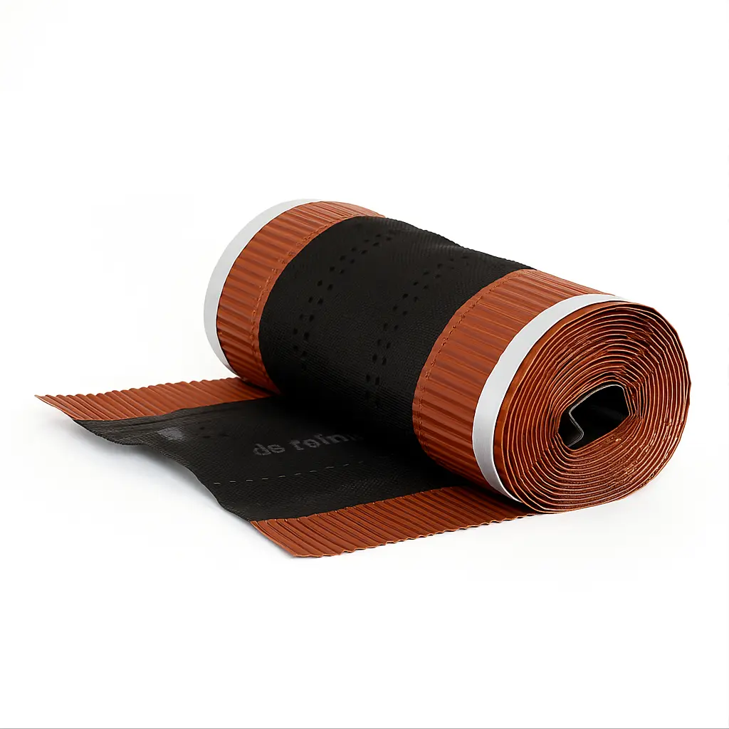Closoir de faîtage souple ventilée, 5M x 230 mm Tole-imitation-tuile.fr