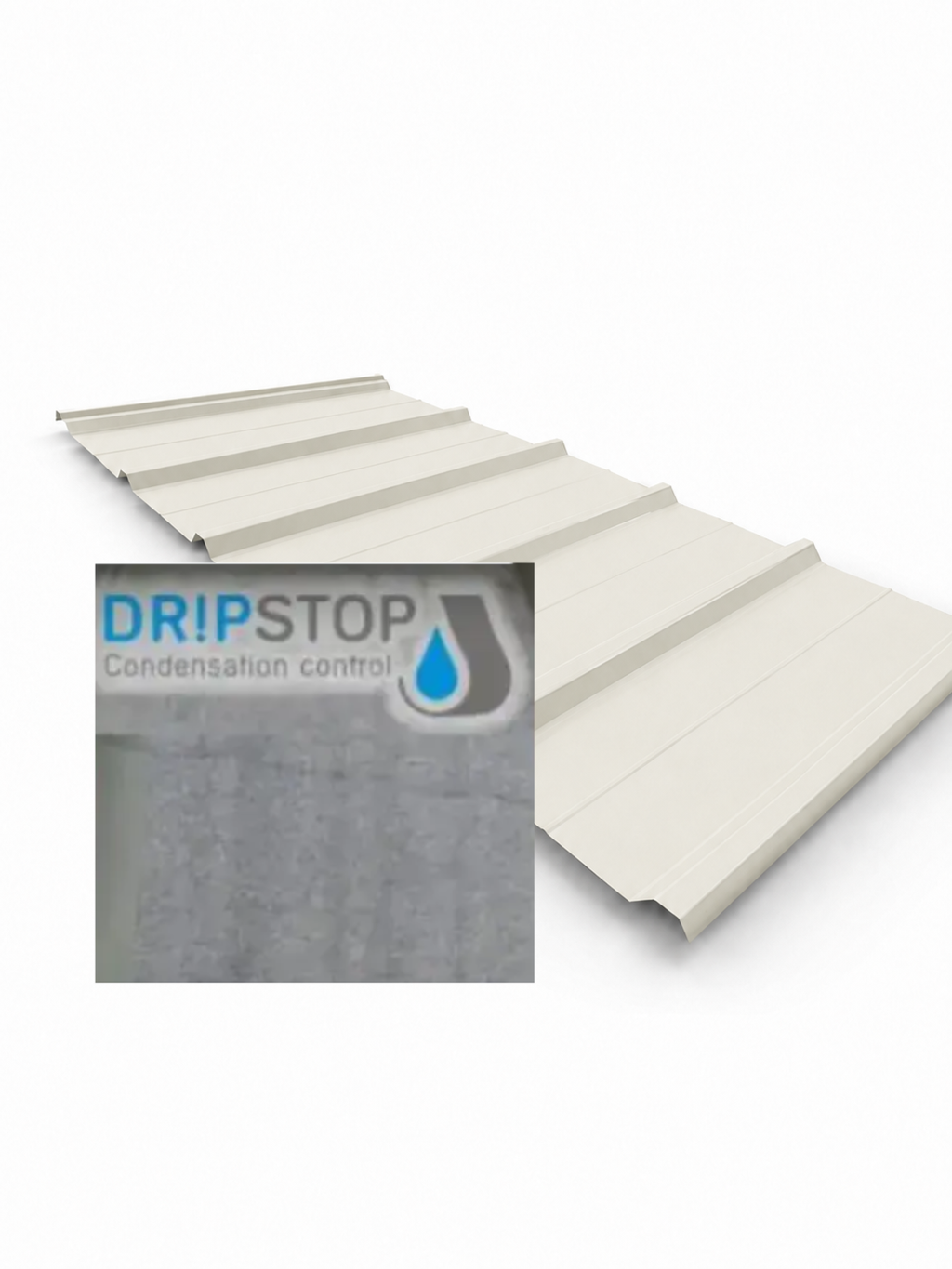 Bac acier trapézoïdal sur mesure 0,70 mm – brillant dripstop Tole-imitation-tuile.fr