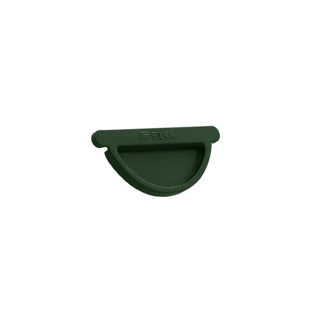 Fond de gouttiere pour système d’eaux pluviales, en métal, finition brillante, Ø 150 mm. Tole-imitation-tuile.fr