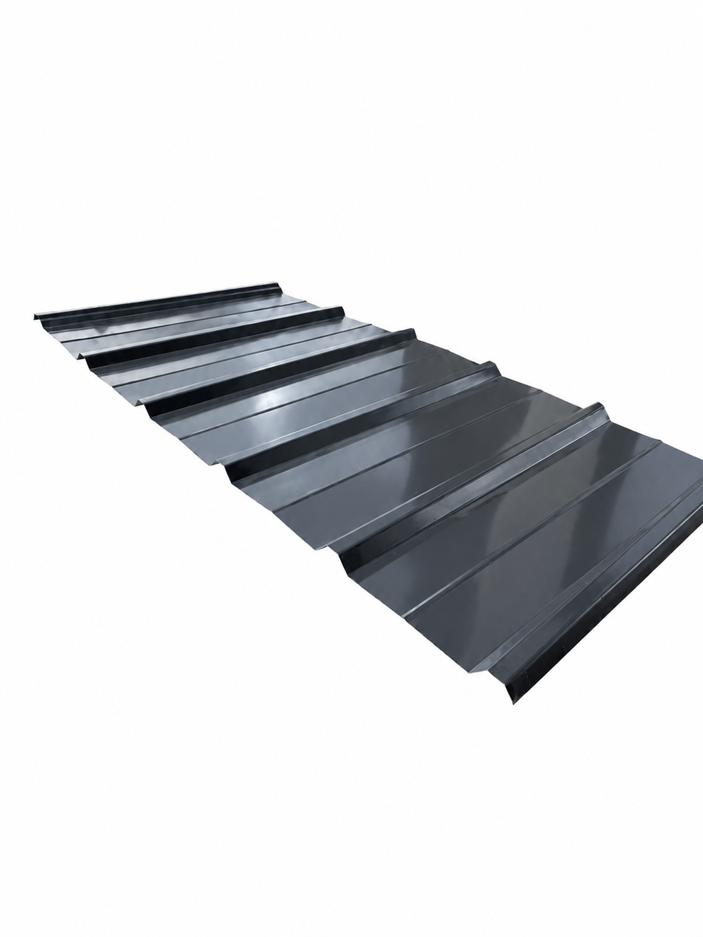 Tôle bac acier trapézoïdale sur mesure 0,60 mm – brillant Tole-imitation-tuile.fr