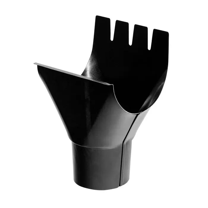 Naissance de gouttiere 125 mm → descente 90 mm, finition brillante, épaisseur 0,6 mm. Tole-imitation-tuile.fr