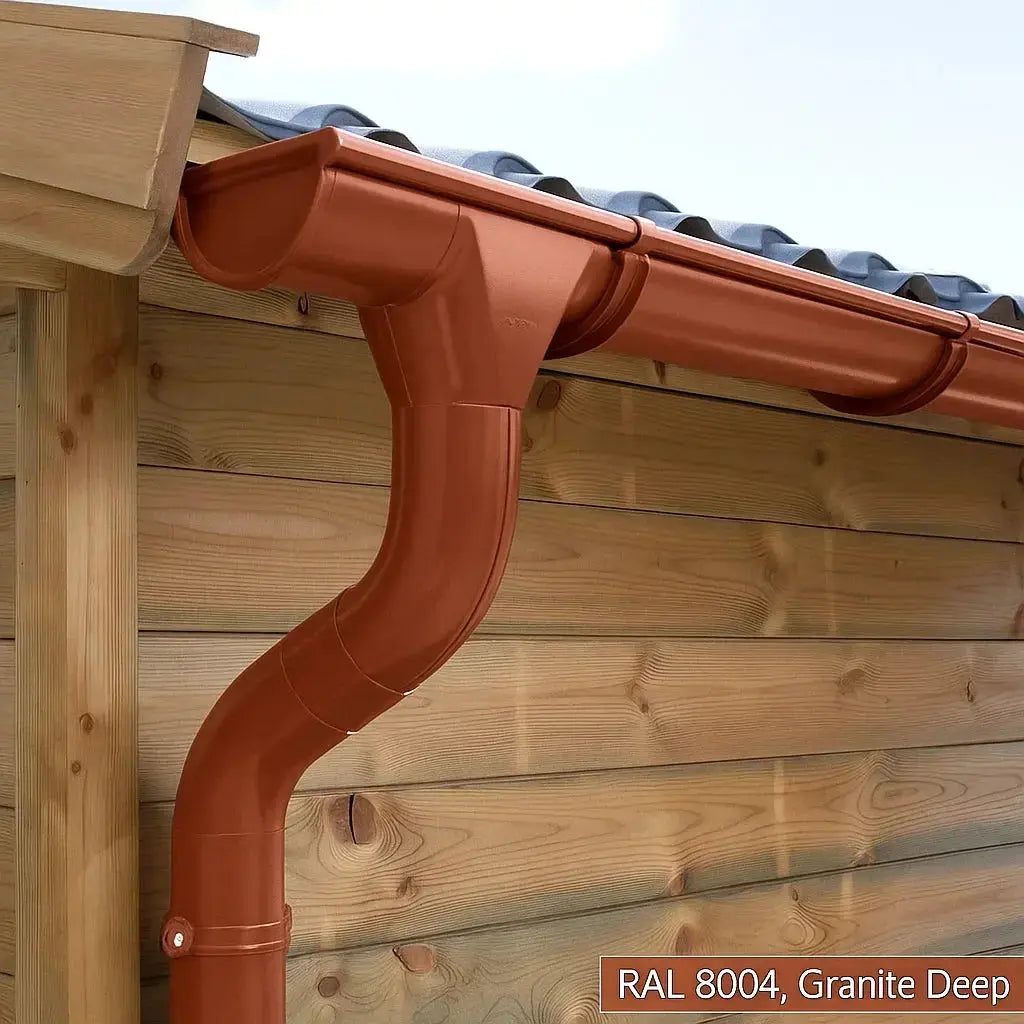 Gouttière ZINC - Kit complet pour toit a deux versants Tole-imitation-tuile.fr