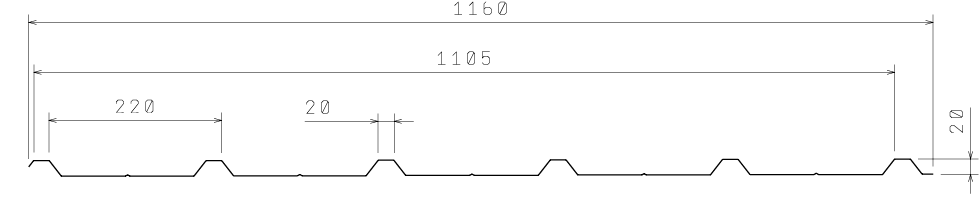 Bac acier trapézoïdal sur mesure 0,70 mm – brillant Tole-imitation-tuile.fr