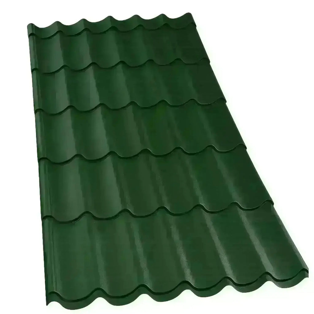 Toles de toiture en acier – Imitation tuile – 1,50 m x 1,16 m Tole-imitation-tuile.fr
